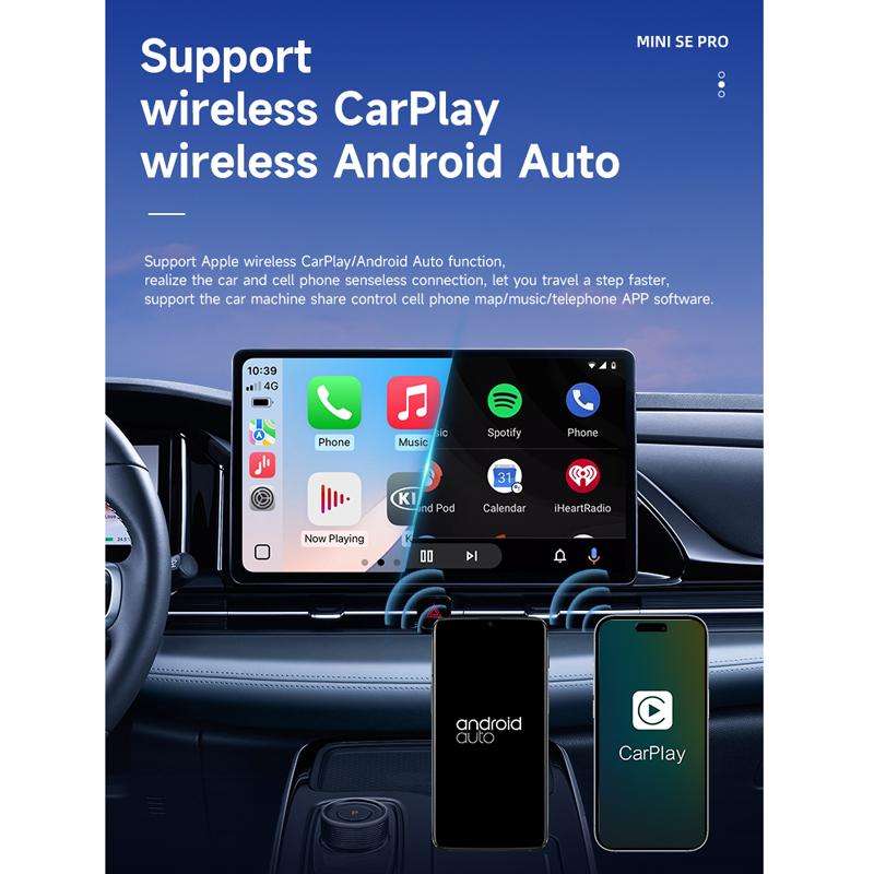 Dual-Channel Carlinkit Original Car Wired To Wireless Android Carplay Adapter(SE PRO)