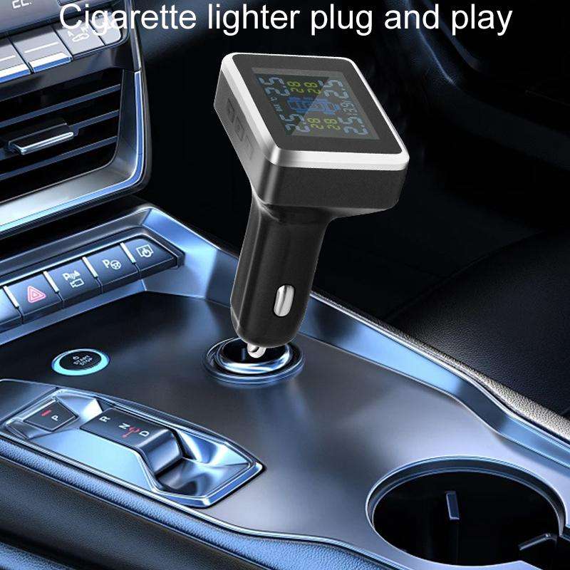 Car Cigarette Lighter Type Tire Pressure Monitor Wireless Tire Pressure Sensor, Style: Internal