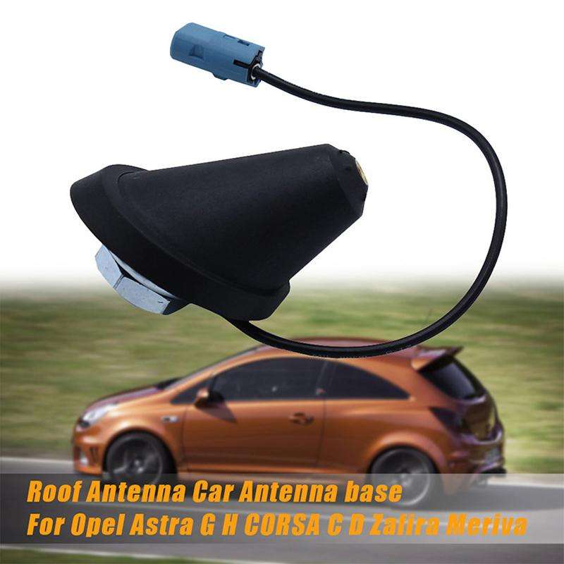 For Opel Car Modification Short Antenna Base Accessories(Black)
