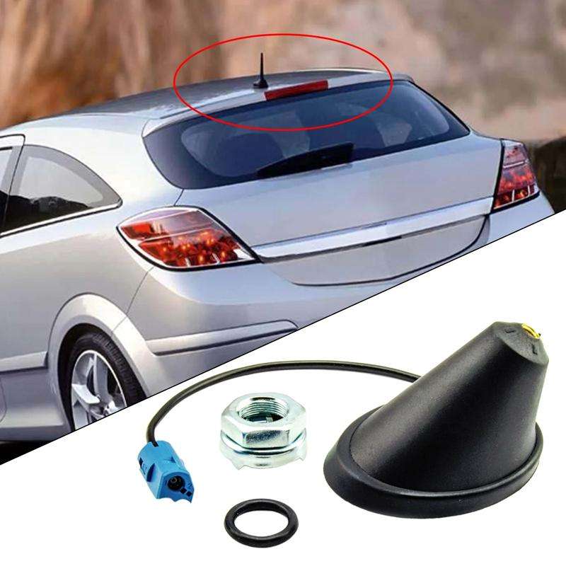 For Opel Car Modification Short Antenna Base Accessories(Black)