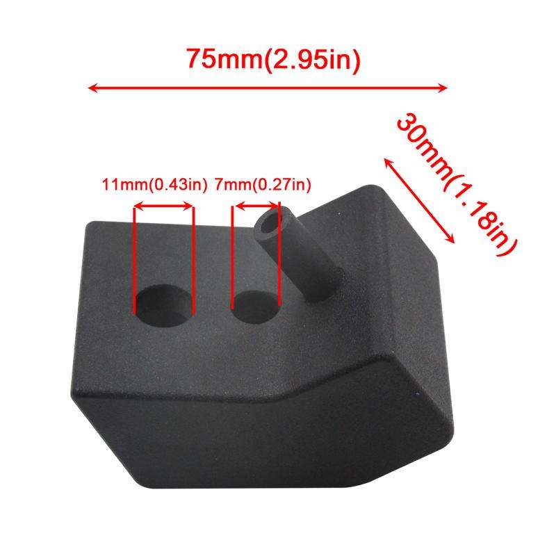 For Toyota / Lexus Car Seat Spacer Lift Gasket(Black)