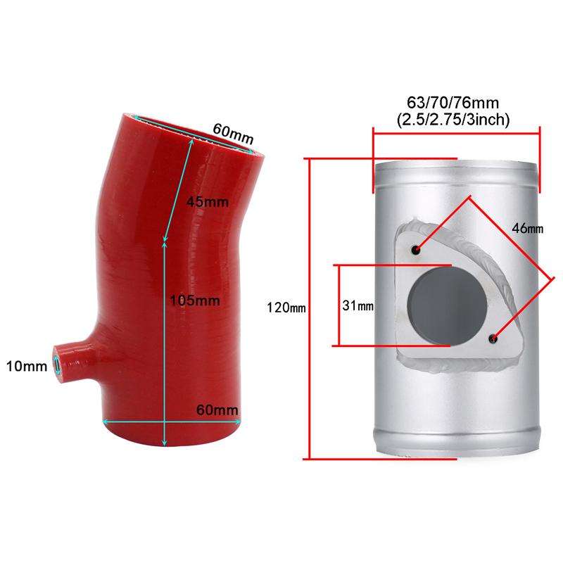 For Mazda 3 / 6 / CX-4 / Axela Car High Flow Cold Air Intake Filter, Specification: 1.5L-60-RD