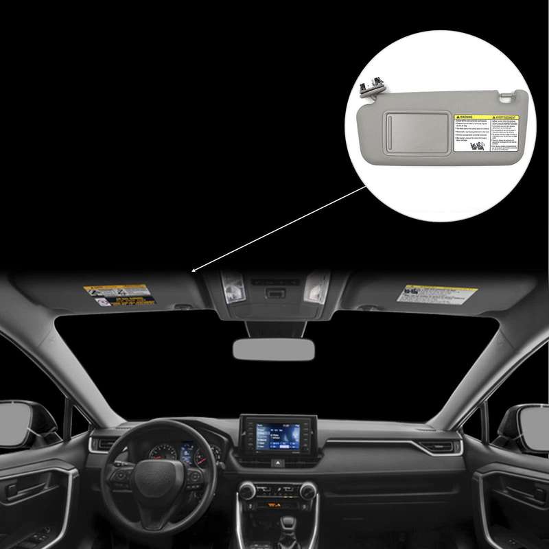 For Toyota RAV4 Car Left Sun Visor(Gray)