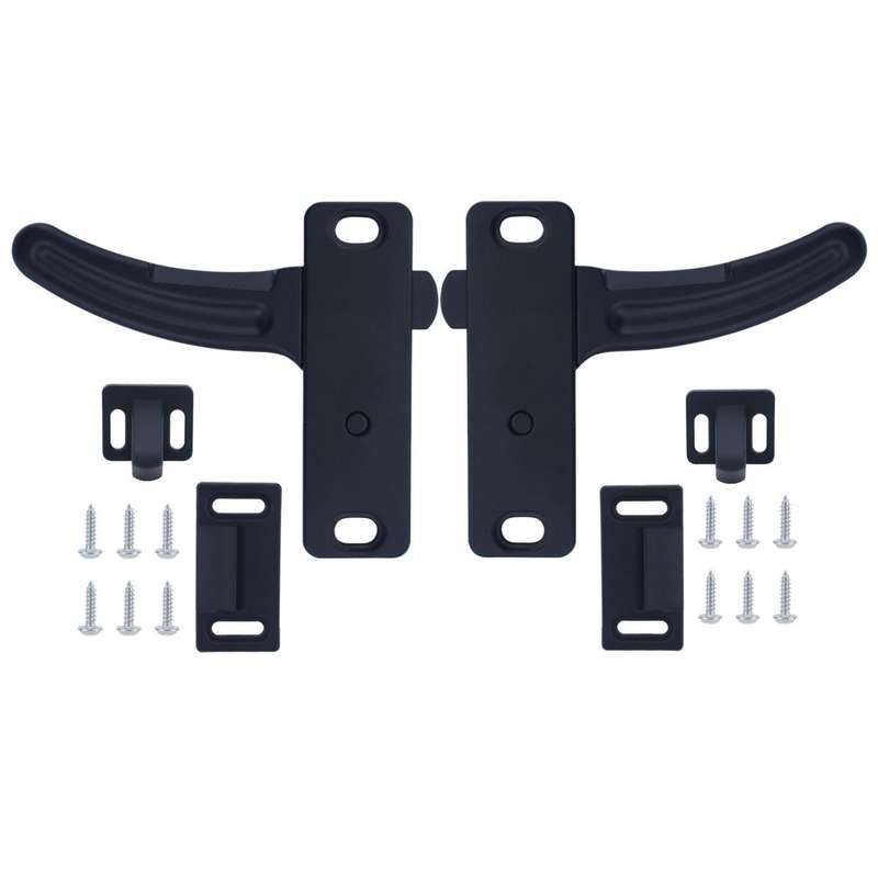 RV Screen Three-section Split Telescopic Rod L-shaped Replacement Handle, Specifications: Left Hand+