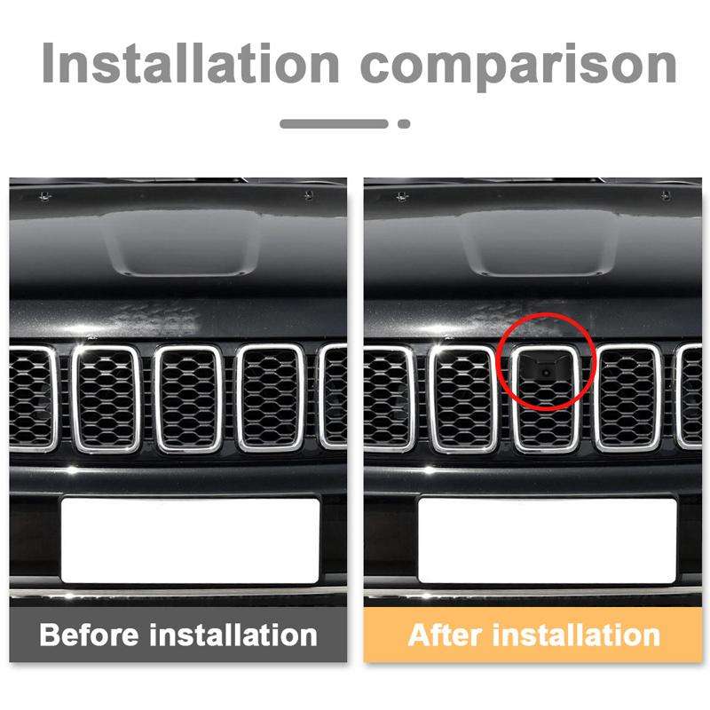 For Jeep Cherokee / Grand Cherokee 2016 / 2017 / 2018 Car Front View Camera