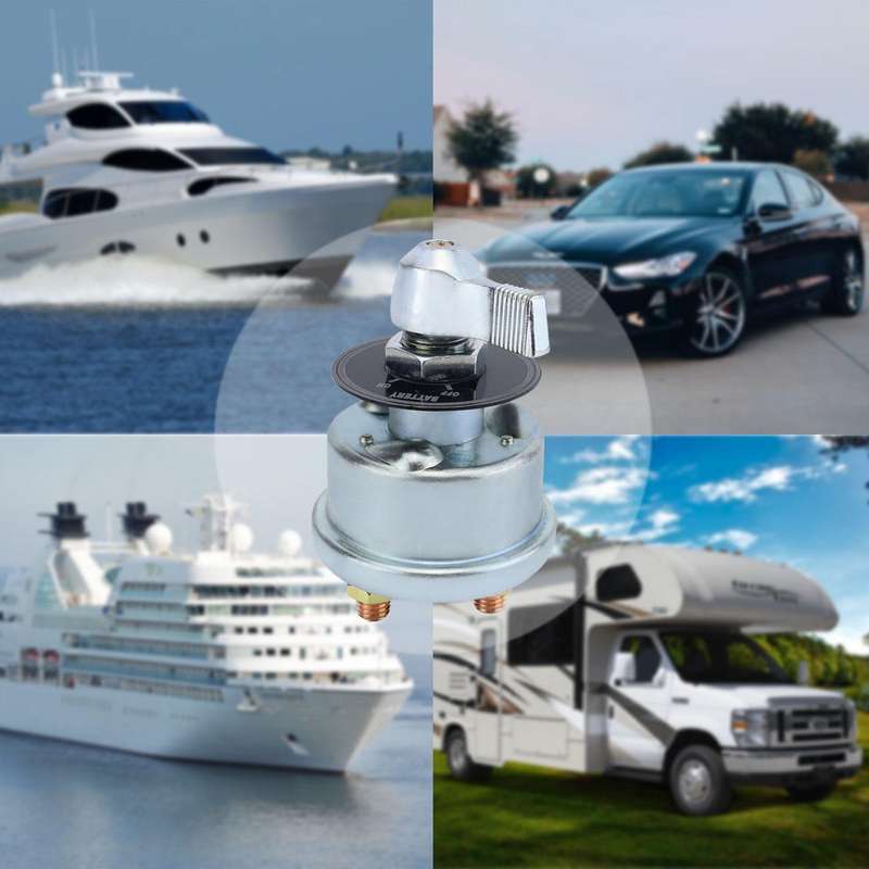 RV Yacht High Current Power Cut-off Switch + Copper Core Cable