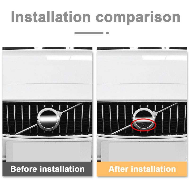 For Volvo Car Hollow Logo Universal Front View Camera