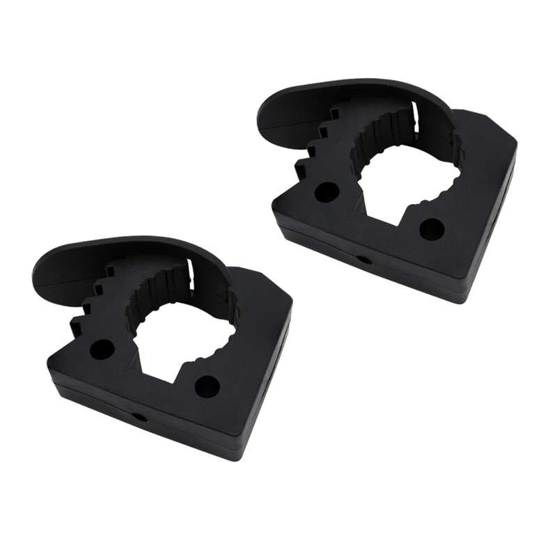 2pcs Quick Installation Clamp Rubber Fixing Buckle For 3-4cm Pipe