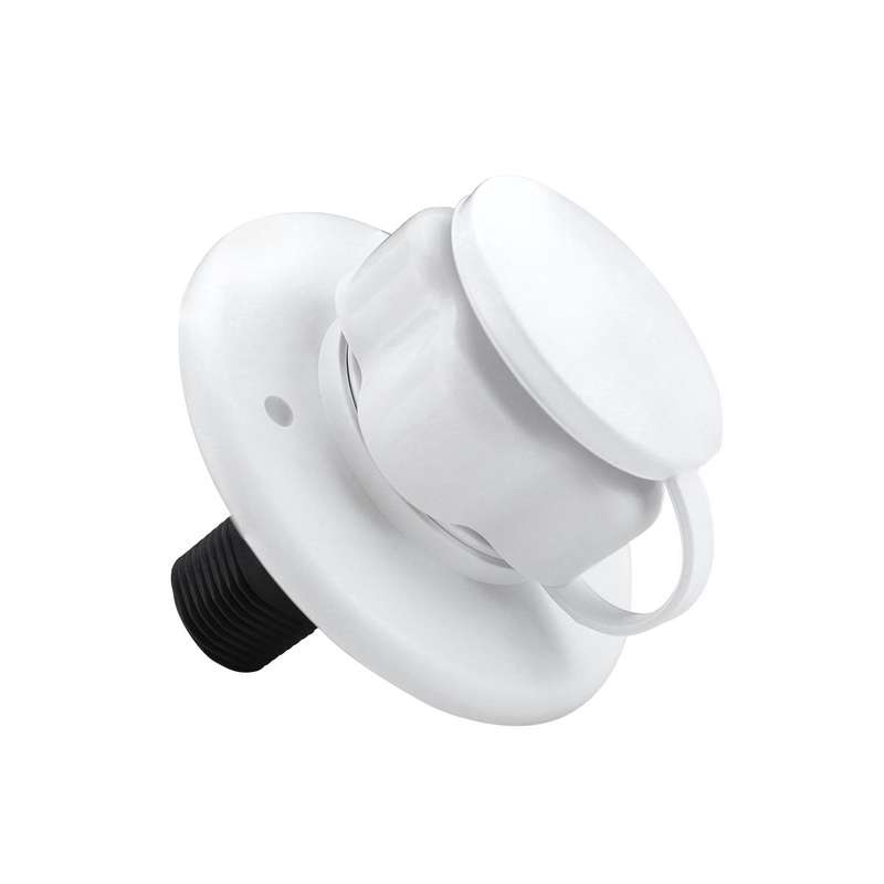RV Ship Flange Threaded Leak-proof Water Inlet Connector Check Valve, Specifications: White 3
