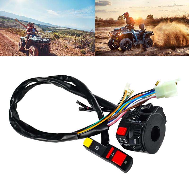 BZKG-ATV Off-Road Motorcycle Modified Accessories Handlebar Combination Switch(Black)