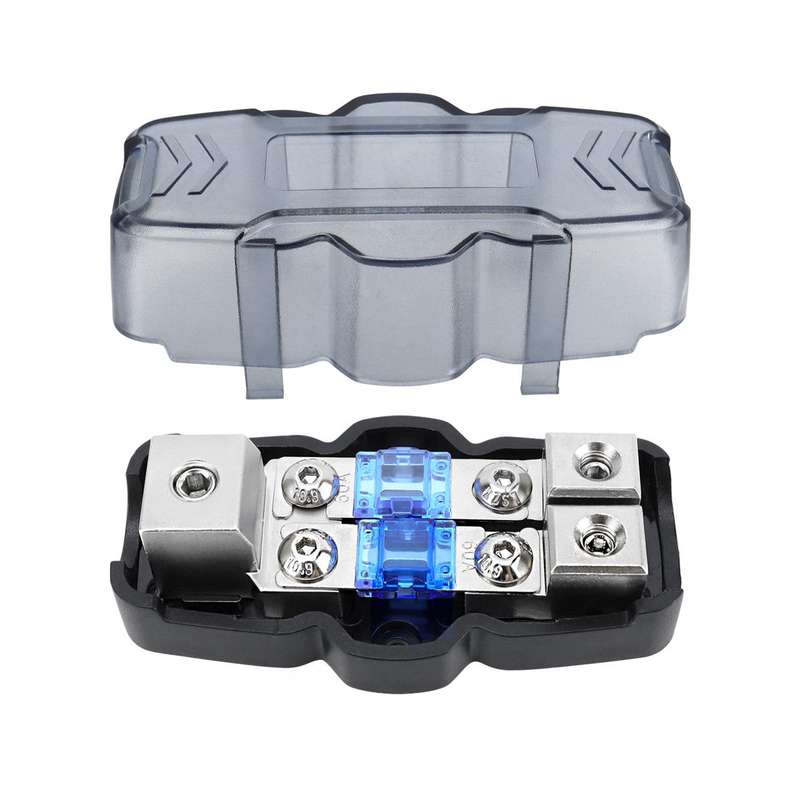 1 Out 2 Ways Car Audio Power Fuse Holder Car Fuse Distribution Block, Specifications: CP-5175 With A