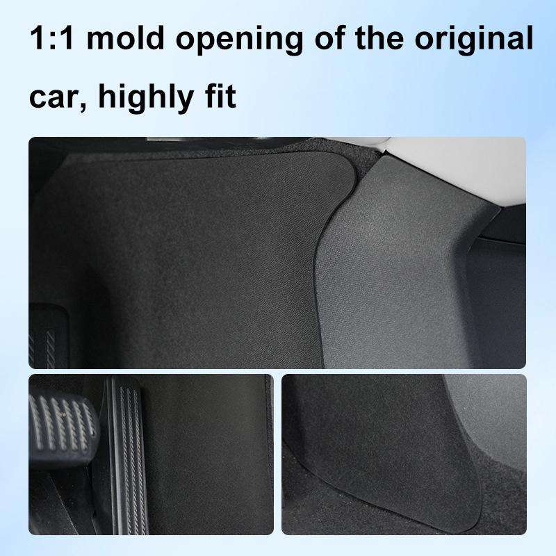 For Xiaomi SU7 2-In-1 Main And Co-Driver Inner Side Guard Plates Dirty-Resistant Anti-Kick Pads(Leat