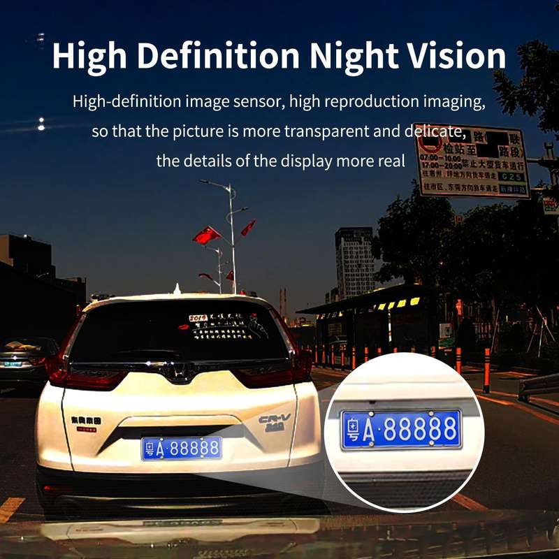 4K+1080P Driving Recorder Dual Front & Rear Recording WIFI Reversing Images(X16)