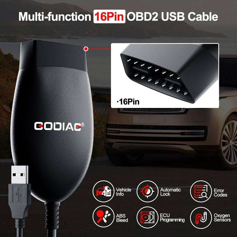 GODIAG GD101 J2534 Passthru Diagnostic Cable For Ford / Mazda / Honda / Toyota
