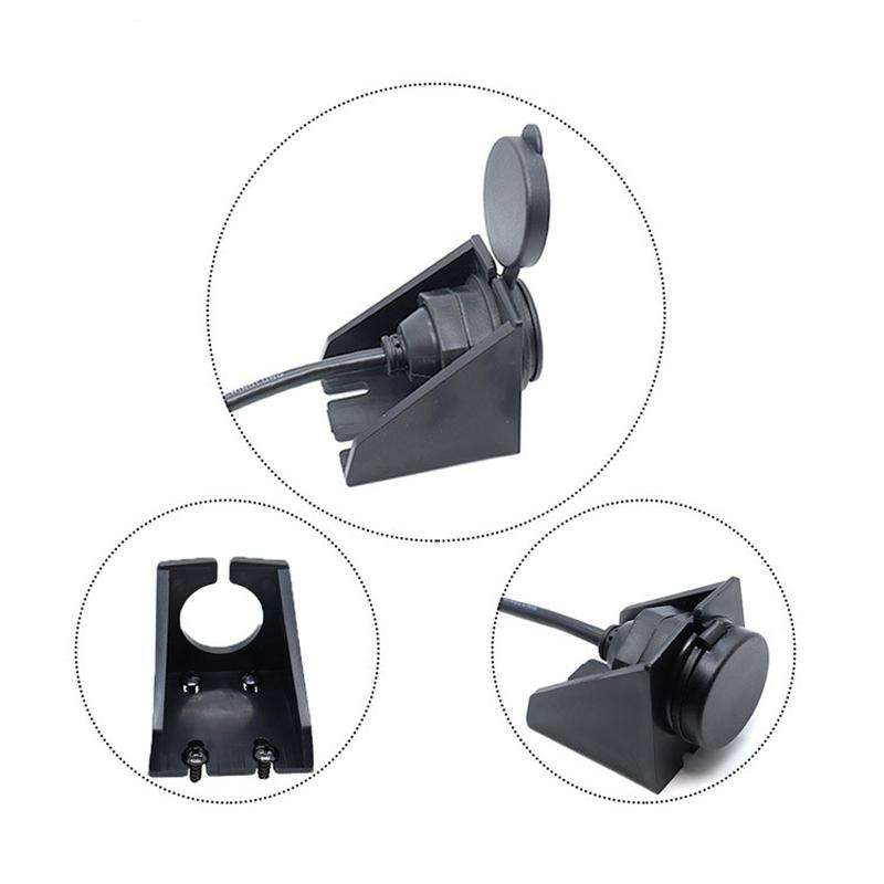 2m USB3.0+2RCA Car Waterproof Cable Motorcycle Panel Boat Instrumentation Wire