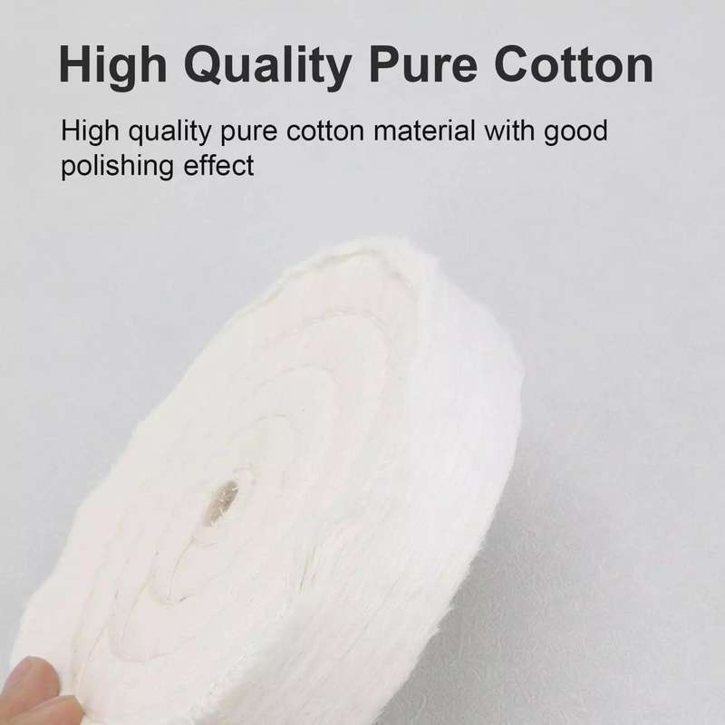 Angle Grinder Flat Polishing Cotton Cloth Wheel, Size: 6 Inch 50 Layers