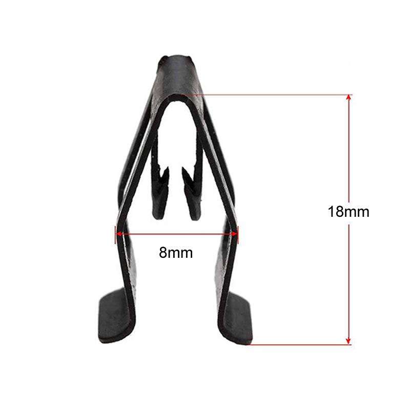 10pcs / Pack Universal For Car Dashboard Decorative Metal Clips