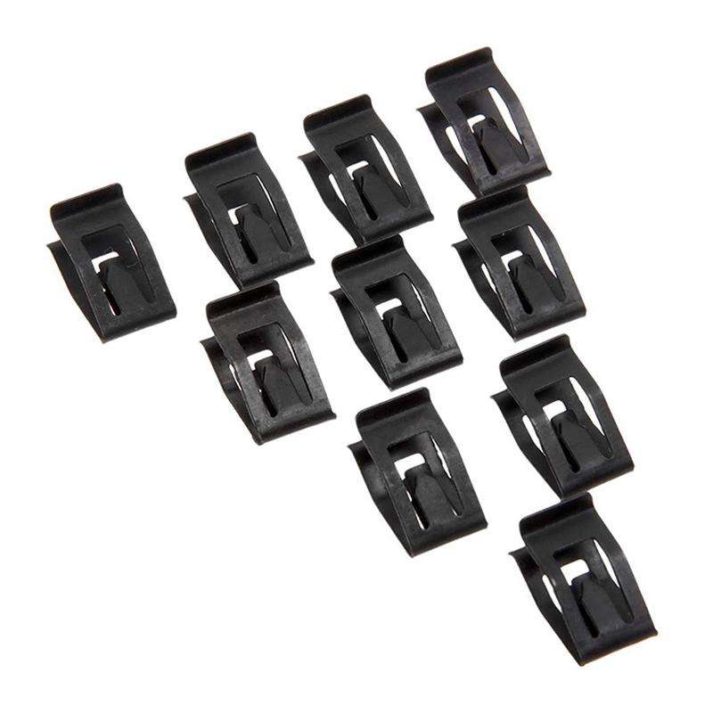 10pcs / Pack Universal For Car Dashboard Decorative Metal Clips