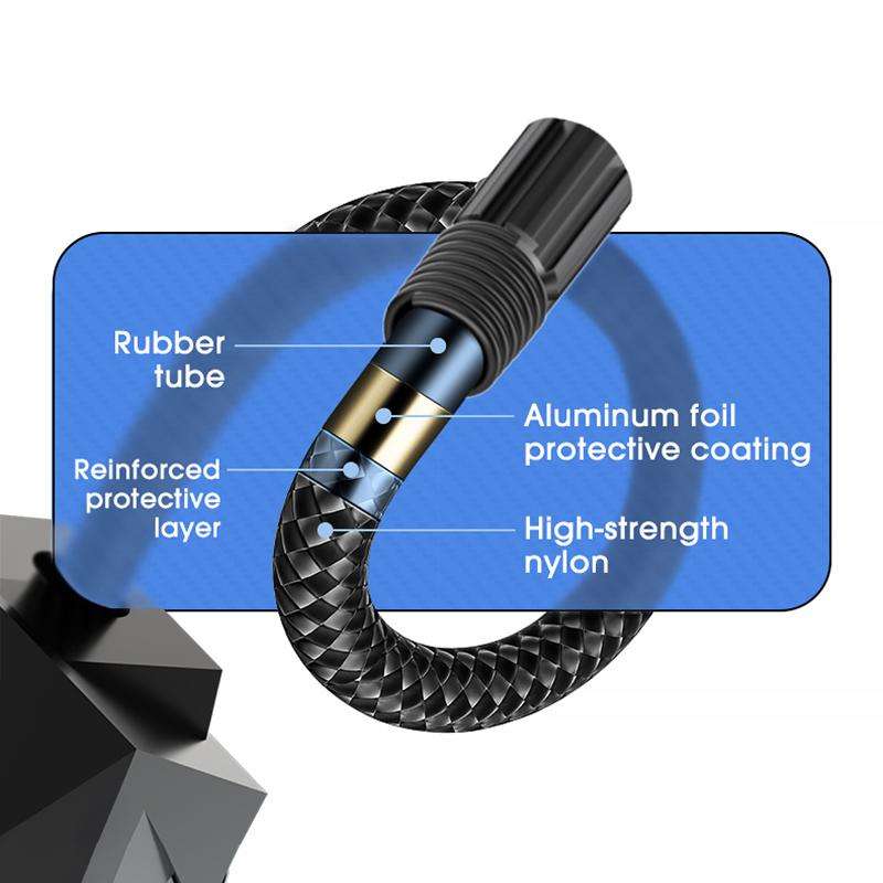 Portable Intelligent Digital Display Electric Air Pump Car Tires(Black)