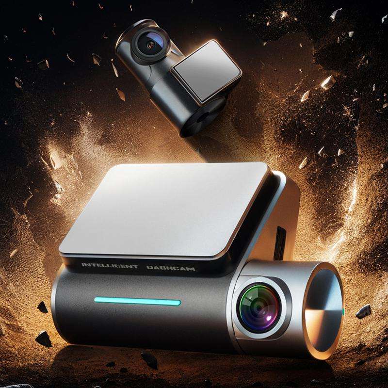 Anytek T3 PRO 2 inch 2K HD Night Vision Car Recorder Hidden Car Camera Front & Rear Dual Recording(B