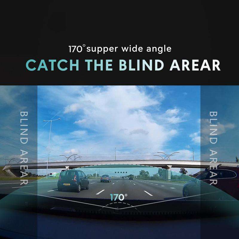 Anytek T3 PRO 2 inch 2K HD Night Vision Car Recorder Hidden Car Camera Front & Rear Dual Recording(B