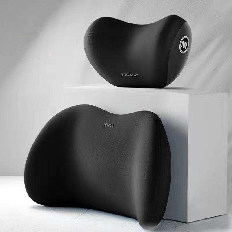 Car Mmemory Foam Support Driving Cushion, Color: Black Lumbar Support