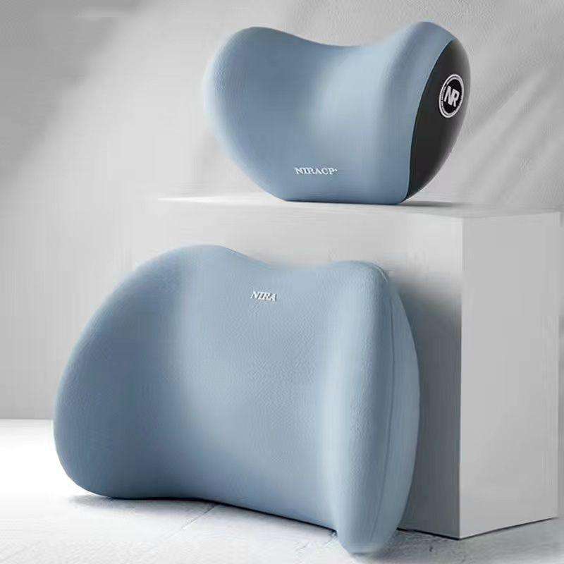 Car Mmemory Foam Support Driving Cushion, Color: Blue Lumbar Support