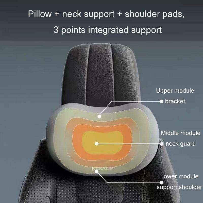 Car Mmemory Foam Support Driving Cushion, Color: Gray Lumbar Support