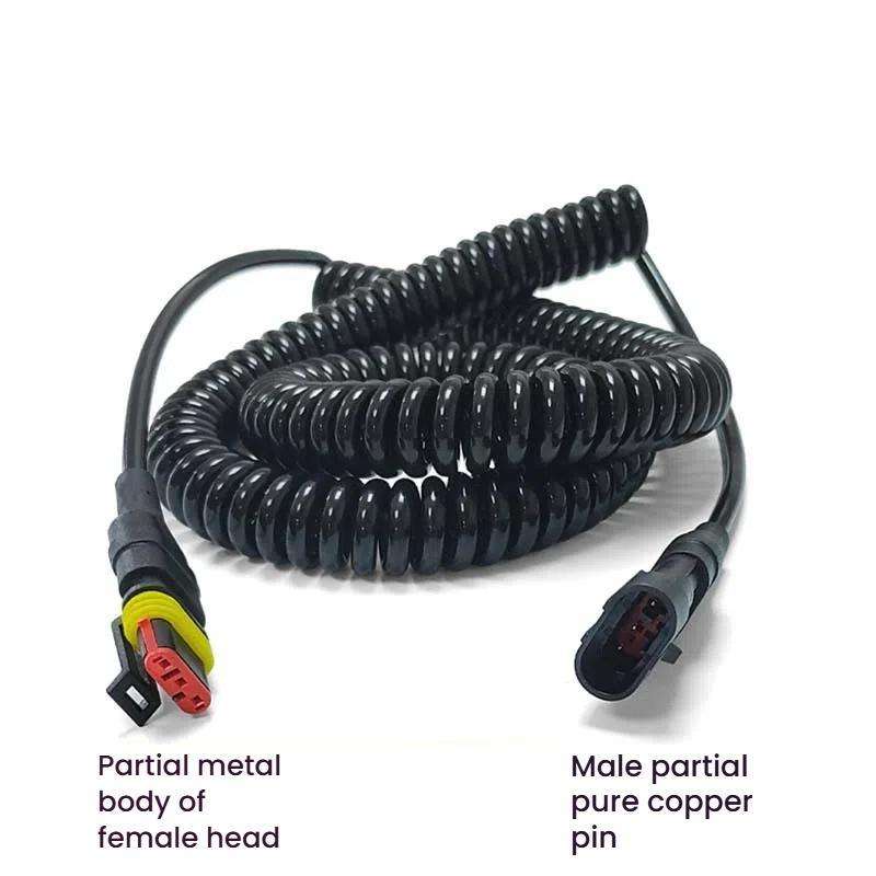 For CNHTC SINOTRUK HOWO SITRAK Four Way Monitoring Camera Spring Wire 8m