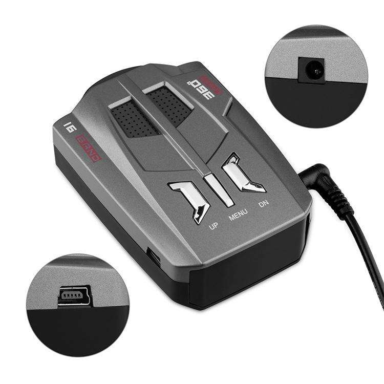 Car Mobile Radar Speed Detector Car Electronic Dog, Support English / Russian