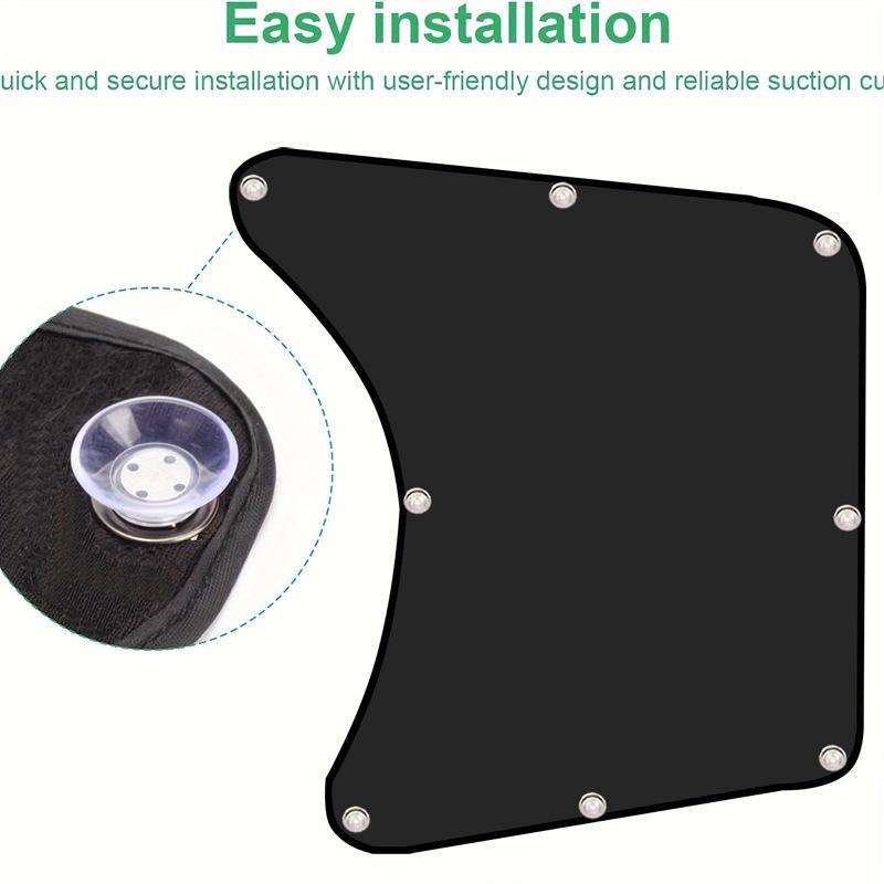 2pcs Car Sun Protection Heat Insulation Sunshade Front Side Curtains