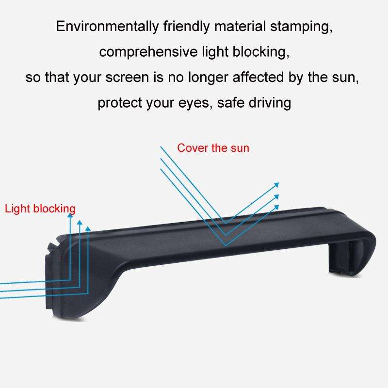 Car Navigation Display Universal Sun Visor, Size: M