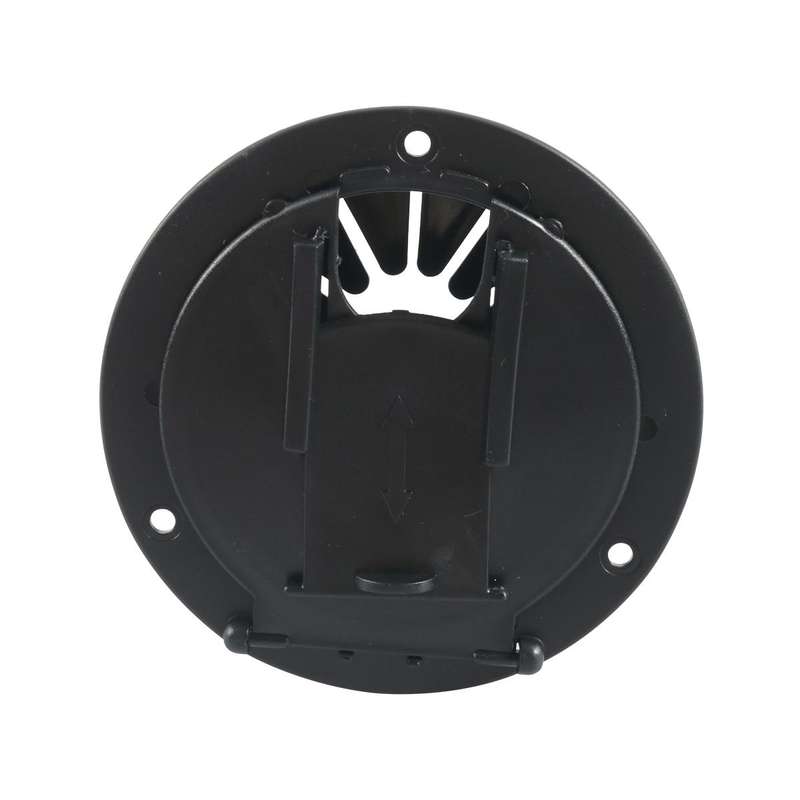 Yacht RV Round Wire Hatch Storage Box(Black)