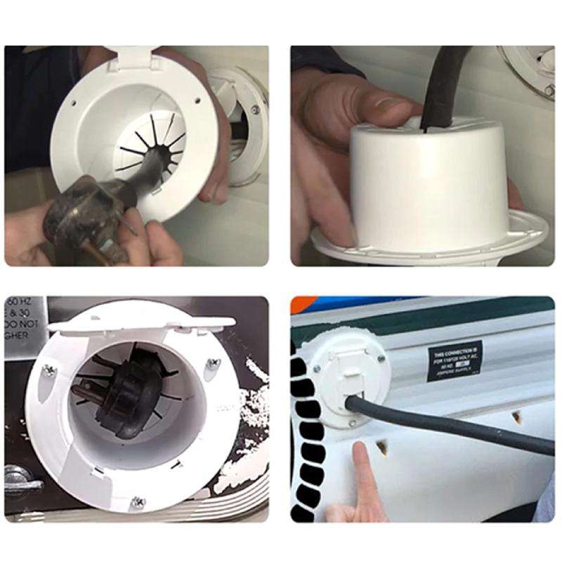 Yacht RV Round Wire Hatch Storage Box(Black)