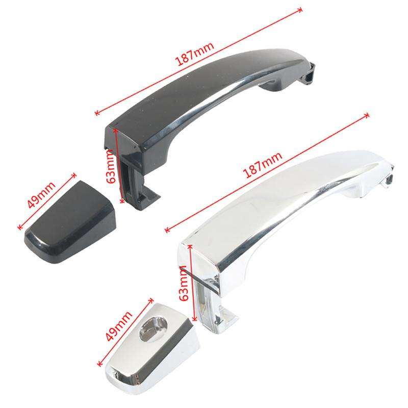 Car Door Outer Handle Accessories For Chevrolet Aveo, Model: Electroplating 4pcs /Set