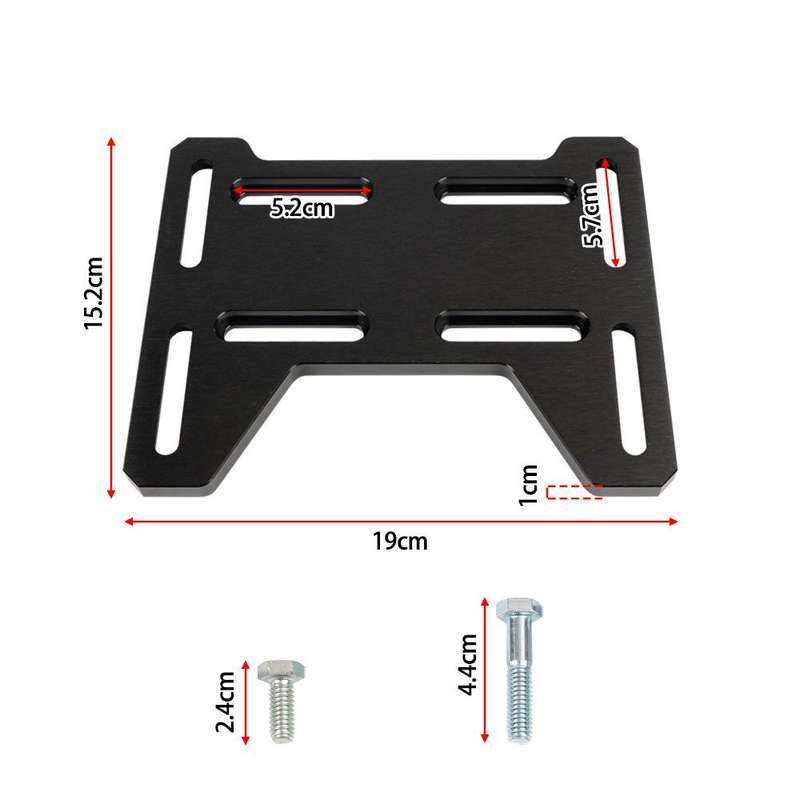 Motor Engine Mount Adapter DB30 Aluminum Bracket for Predator 212cc(Silver)
