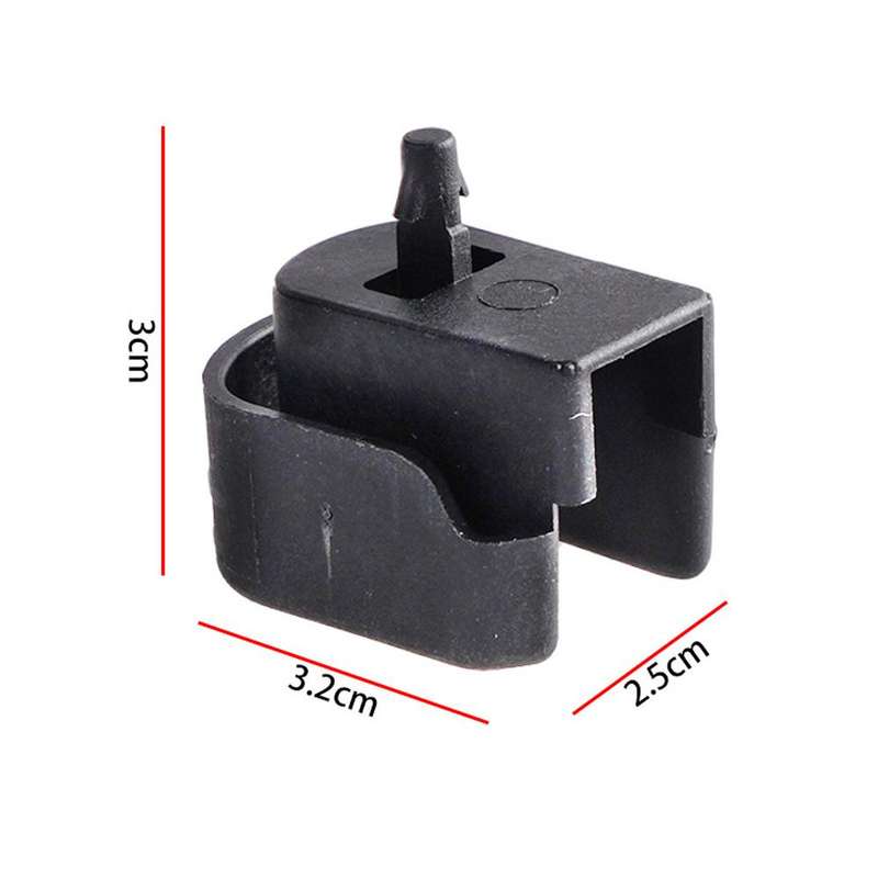 Car Modification Right Rear Tailgate Bushing For Chevrolet(Black)