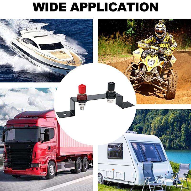 Battery Jump Starter Pure Copper Remote Battery Terminal Mounting Bracket, Specifications: 6AWG