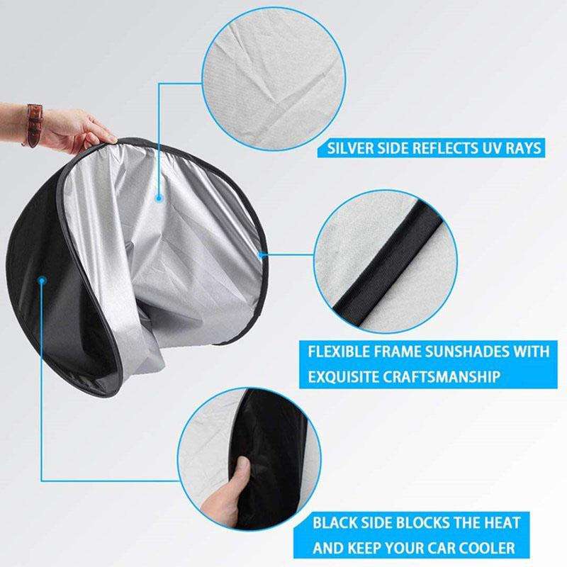 48 x 70cm For BMW Mini Car Roof Heat Insulation UV Reflective Sunshade Cover(Style A)