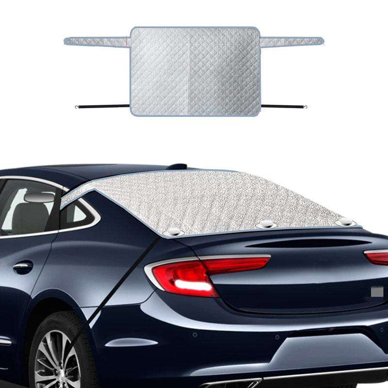 140 x 80cm Car Rear Window Thickened Sun Shield All-Weather Protective Cover(Silver)