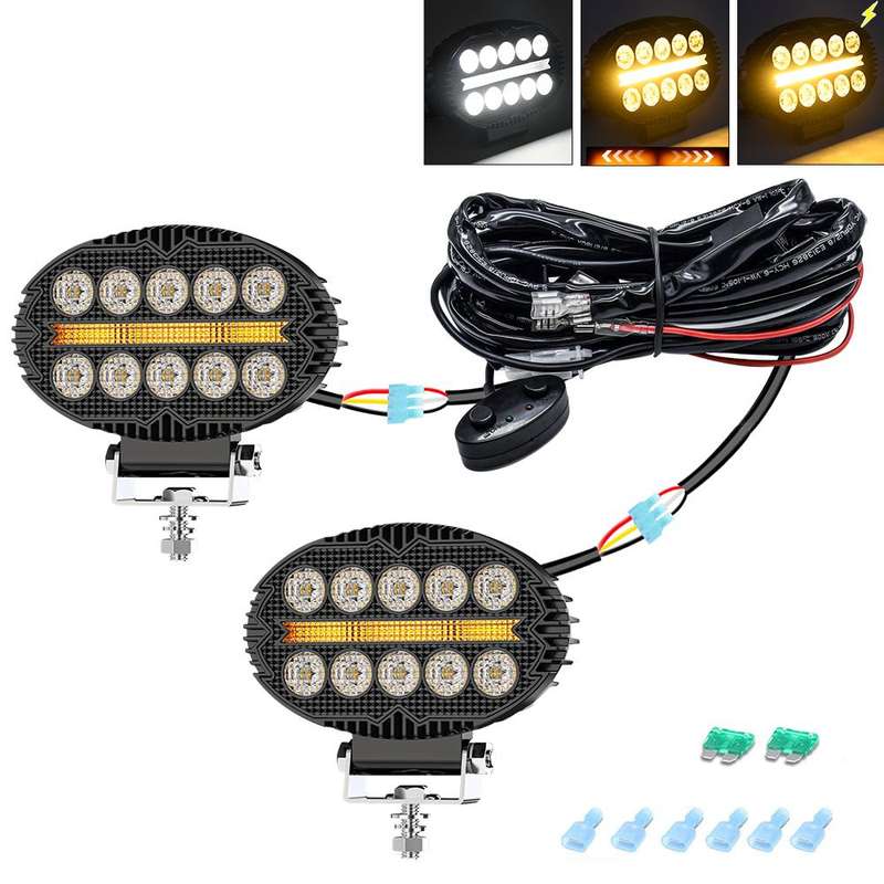 5.5 Inch Elliptical Hybrid Light Car Work Light(X14)