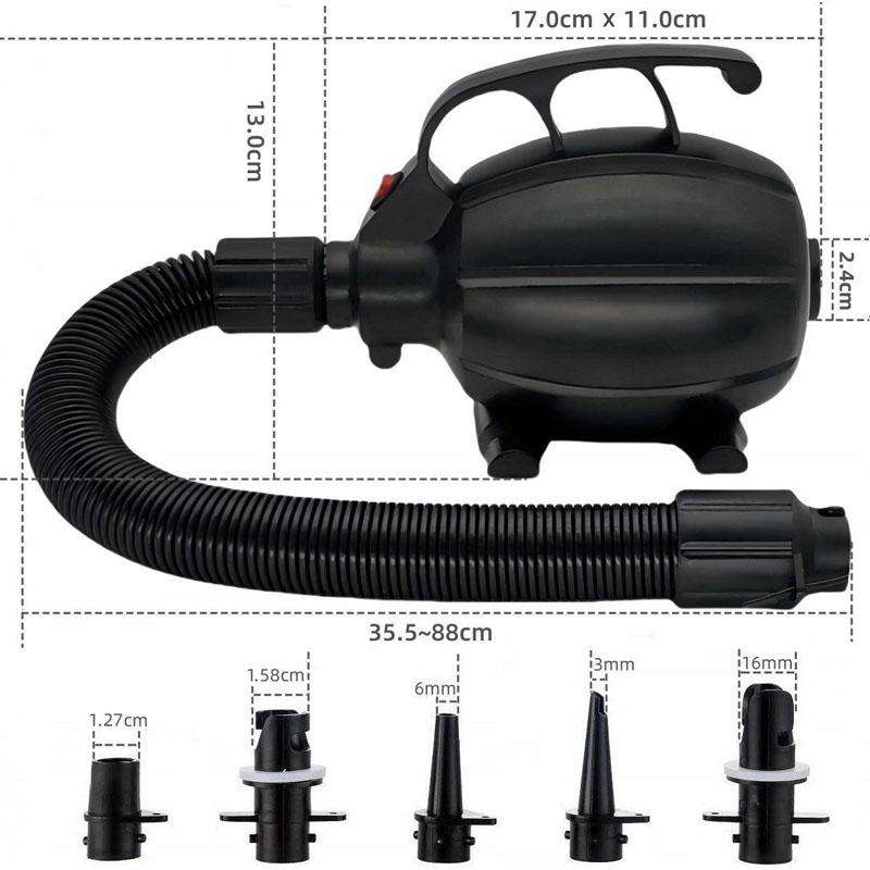 GLD-318 High Power 600W Electrical Inflatable Pump Tent Yoga Mat Inflator EU Plug