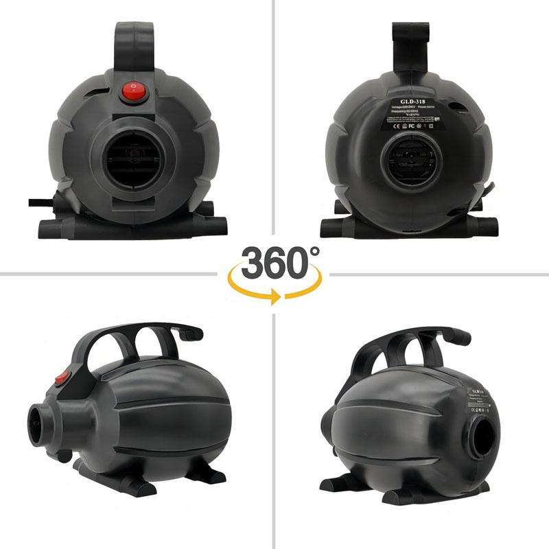 GLD-318 High Power 600W Electrical Inflatable Pump Tent Yoga Mat Inflator EU Plug