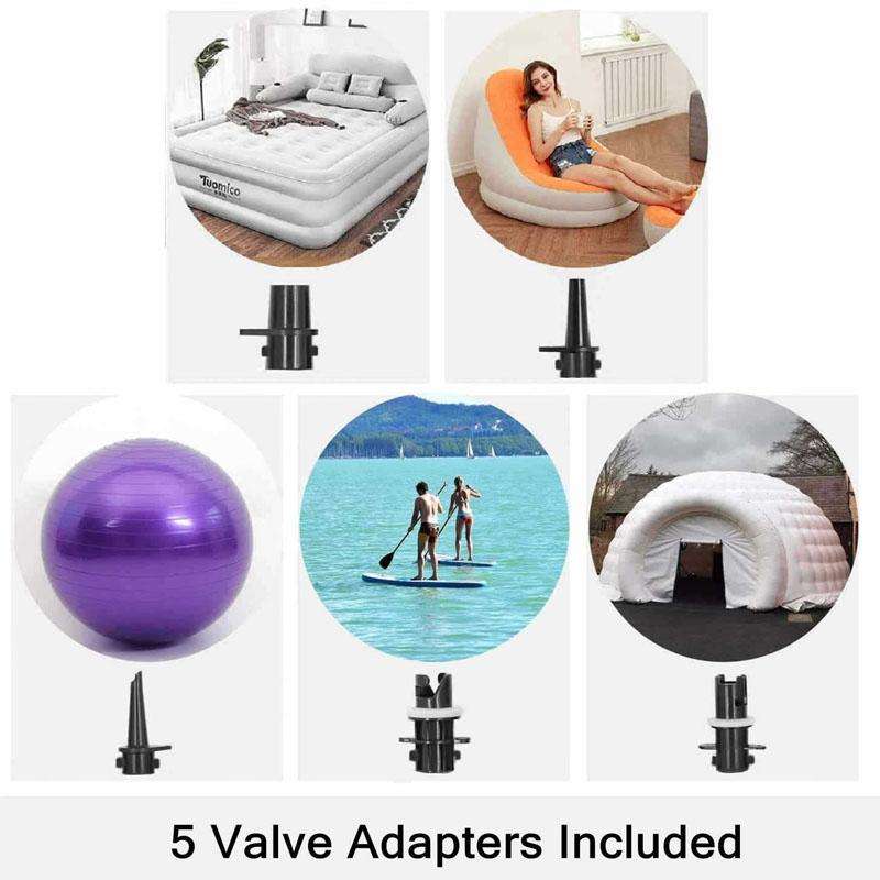 GLD-318 High Power 600W Electrical Inflatable Pump Tent Yoga Mat Inflator EU Plug