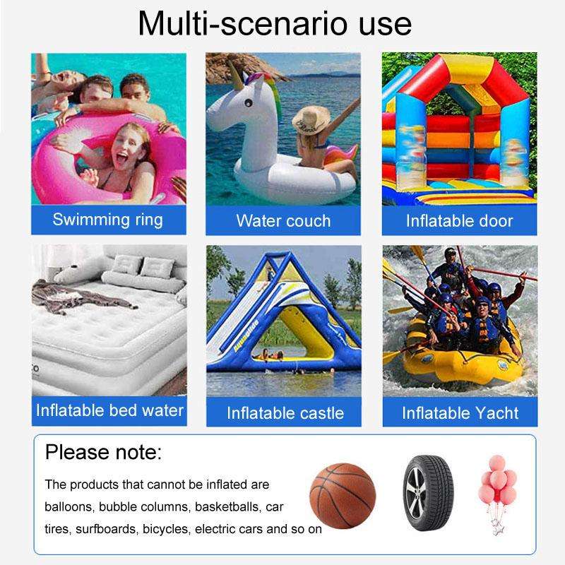 GLD-318 High Power 600W Electrical Inflatable Pump Tent Yoga Mat Inflator EU Plug