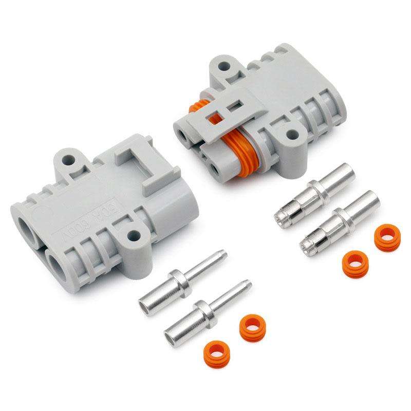 Anderson 50A 12V/24V Air Conditioner Waterproof Plugs Automotive Power Cord Connector(Male Cnnector)