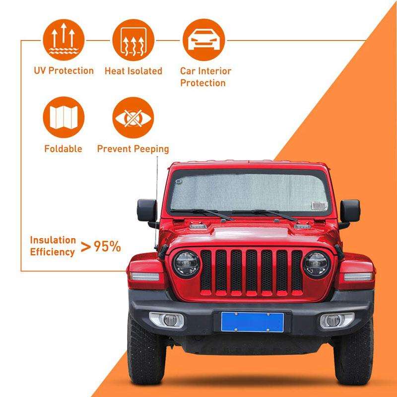 For Jeep Wrangler JL After 2018 (Black+Silver)