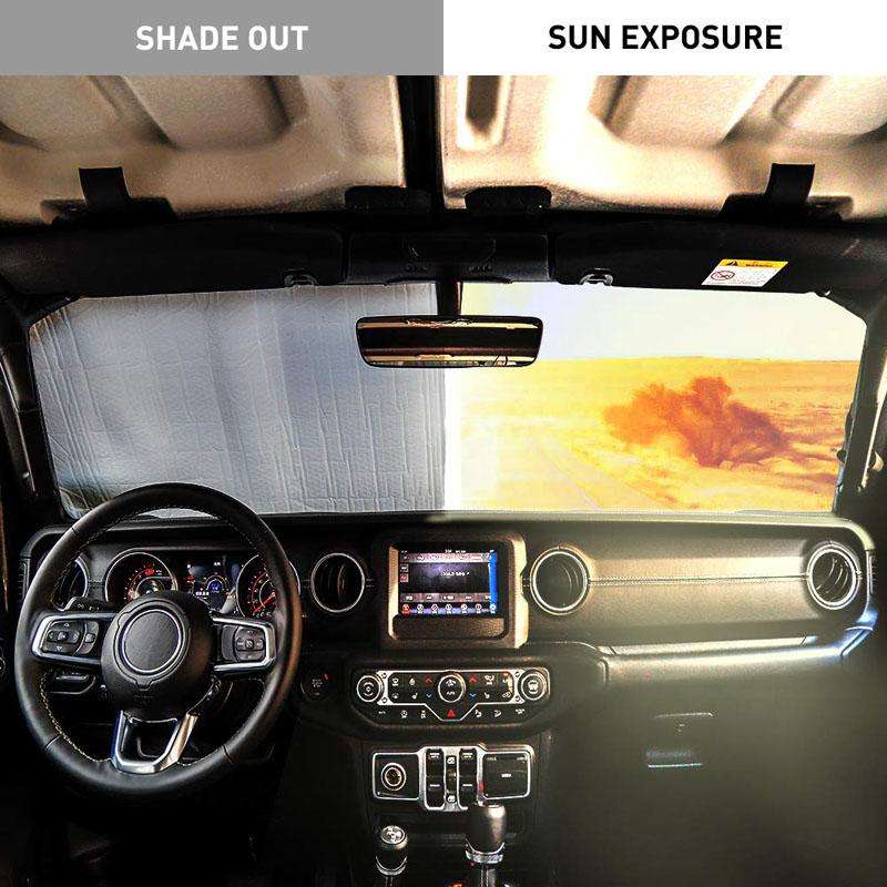 For Jeep Wrangler JL After 2018 (Black+Silver)