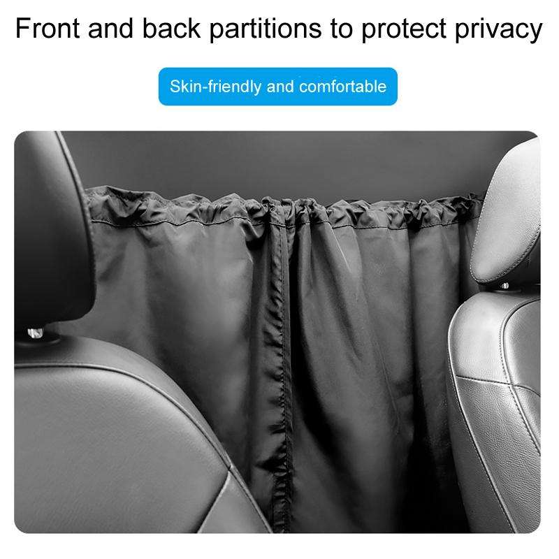5pcs / Set Car Rear Side Blackout Sunshade Curtains Automobile Privacy Sunshade(Black)