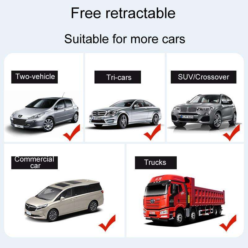 5pcs / Set Car Rear Side Blackout Sunshade Curtains Automobile Privacy Sunshade(Black)